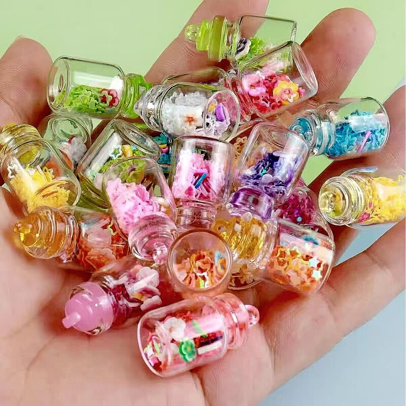 Luminous Glass Star Drift Bottle Handmade DIY Keychain Bag Pendant Micro Landscape Decorative Jewelry Accessories Luminous Glass Star Drift Bottle Handmade DIY Keychain Bag Pendant Micro Landscape Decorative Jewelry Accessories