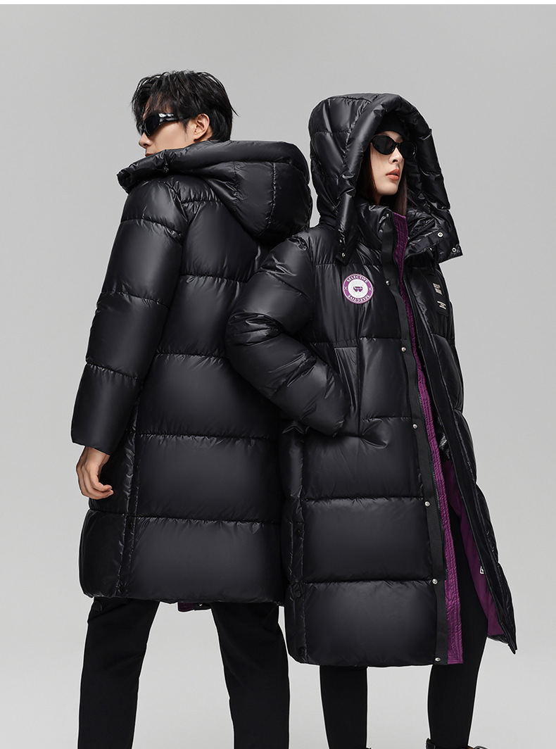 Women's Autumn and Winter Fashion Classic Versatile Slim Fit Warm Cotton Feather Jacket_voghion.com