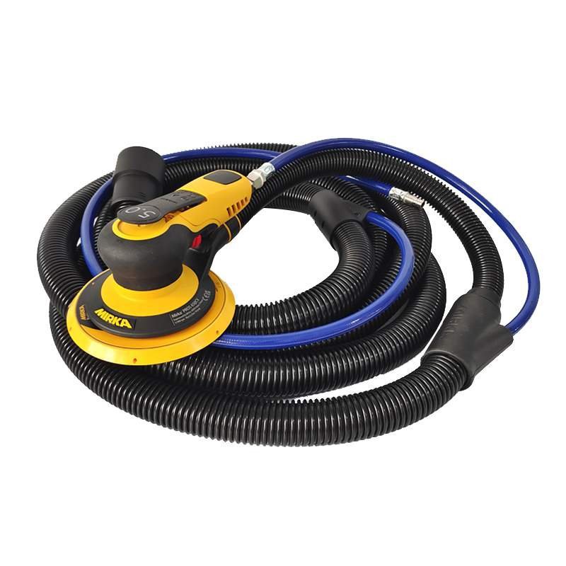 磨卡气动6寸干磨机 中央集尘圆形砂纸机汽车腻子打磨偏心5mm磨头