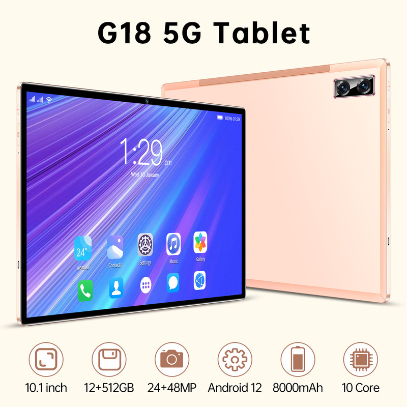 10inch Tablet Pc Manufacturer Ultra-Thin New Eight-Core 4g Call Android System Student Computer Cross-Border E-Commerce