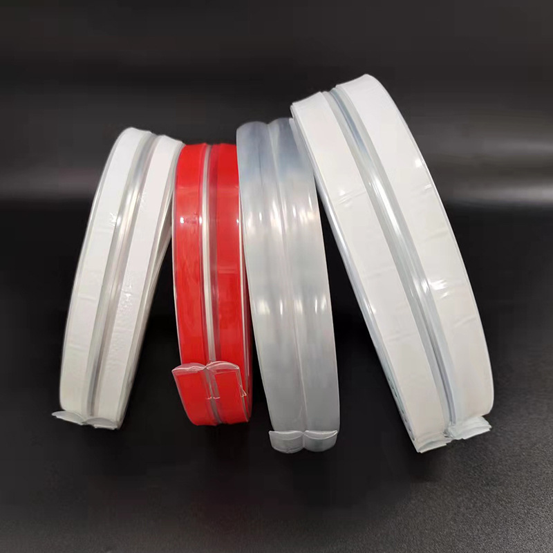 New W-shaped no-stick transparent anti-collision strip 10MM*2.0MM no-stick protective strip self-adhesive transparent anti-collision strip