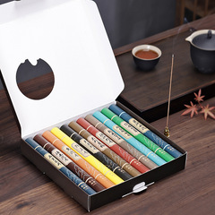 Sandalwood Incense Sticks, 20g, "Lie Xiang" Gift Box; Shiyiwei Incense Collection: Goose Pear in a Tent Fragrance, Nha Trang Agarwood, Black Agarwood, and Cliff Cypress Incense