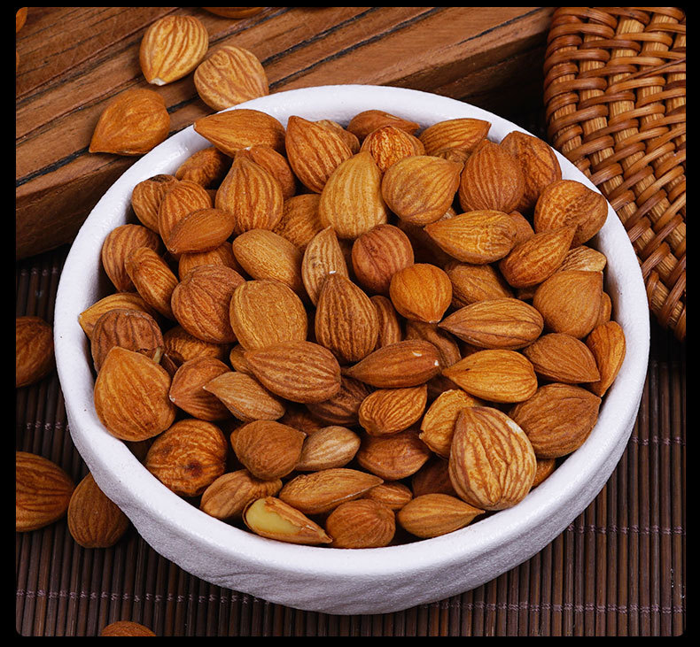Bitter Apricot Kernels (Prunus armeniaca) — Dried Peeled Nan Xing for TCM & Culinary Use preparation