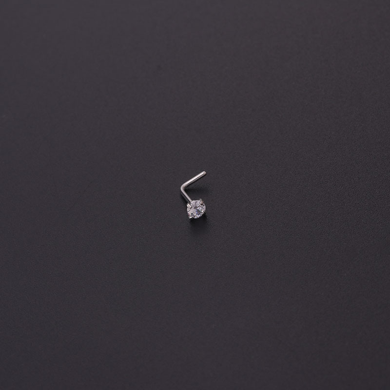 Ear Cartilage Rings & Studs Fashion Geometric 316 Stainless Steel  Inlaid Zircon Other display picture 2