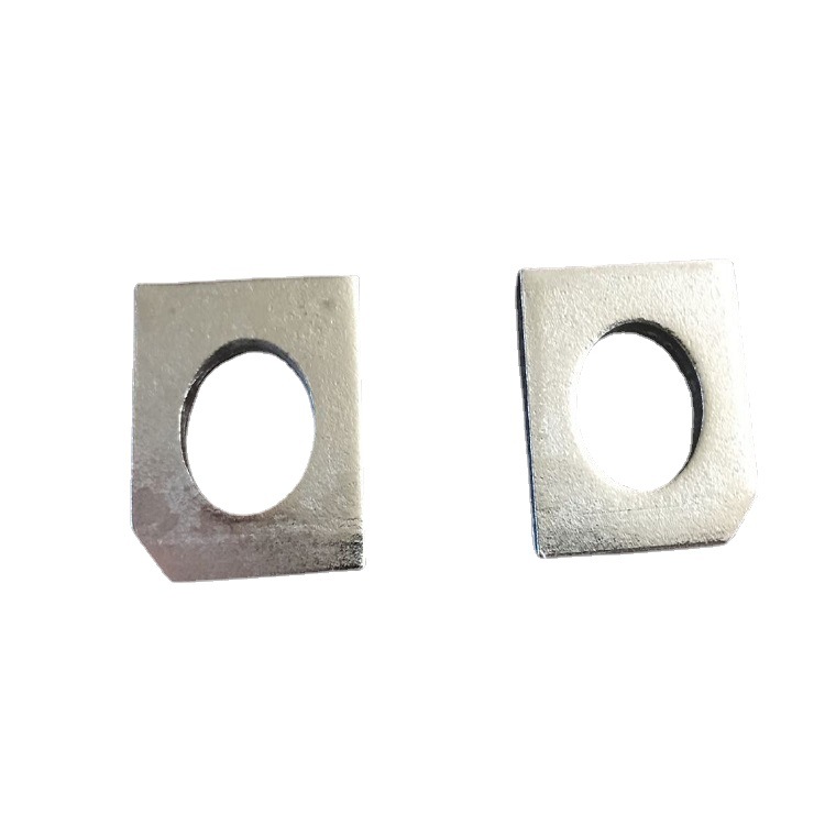 GB853槽钢用方斜垫圈方斜垫片缺角垫片方斜平垫介子M8-M36