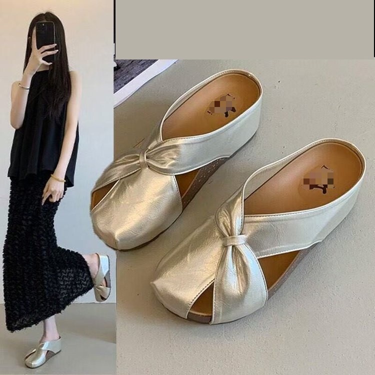 2026 verano nuevo pedale de zapatillas de alta media altura invisible zapatillas de mujer image 5