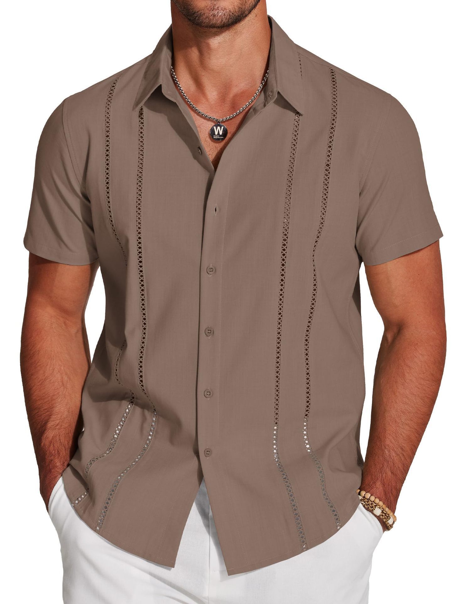 Men’s Shirt Hawaiian Short Sleeve Shirt 3D Digital Print Holiday Printing