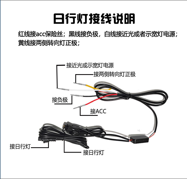Suitable for 15-16 Toyota Camry daytime running lights Camry special modified LED daytime running lights fog lights