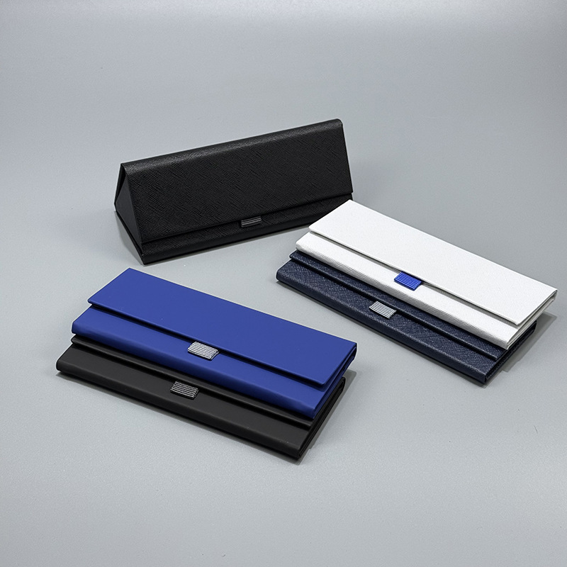 Fashionable Design, High Aesthetic Appeal, Matte Folding Box, Portable Flip-Top Storage Box for Men and Women, Glasses Case, Wholesale from Manufacturer