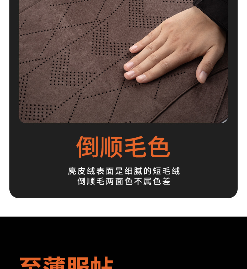 High-End Suede Car Seat Cushion, Single Seat, Universal for All Seasons, Winter Front and Passenger Seat Cushion