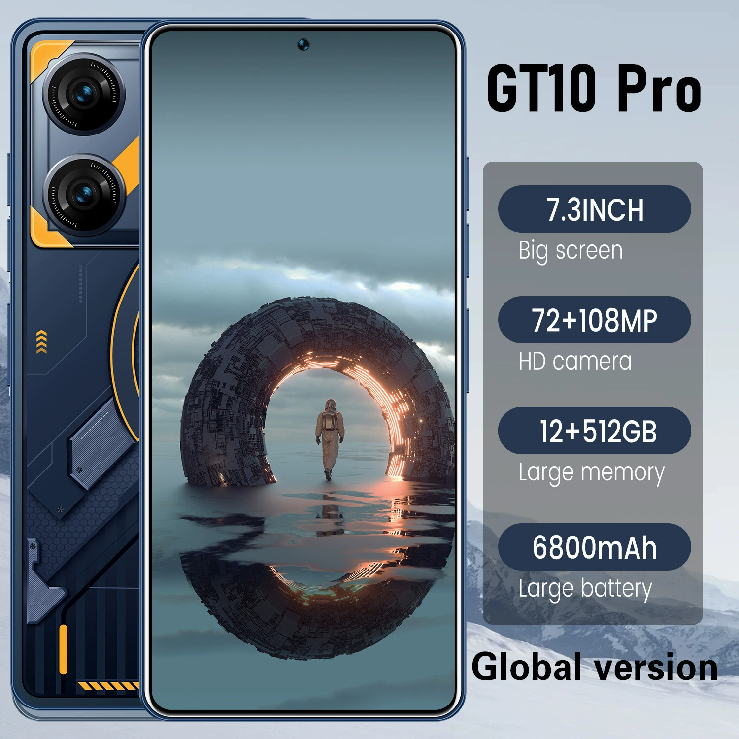 Mobile phone pro, smart watch, 512G, 4G, Android, wide screen, Amazon