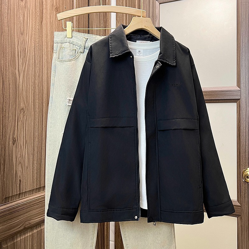 Fashionable, Simple, Solid Color, Versatile Casual Jacket, Light Business, Loose And Comfortable Lapel Jacket_voghion.com