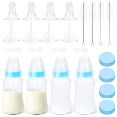 哺乳瓶 4oz-带奶嘴的小动物喂食套装 |幼犬、小猫、手工喂养用品