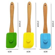 木柄硅胶刮刀食品级奶油厨房炒菜铲烘培