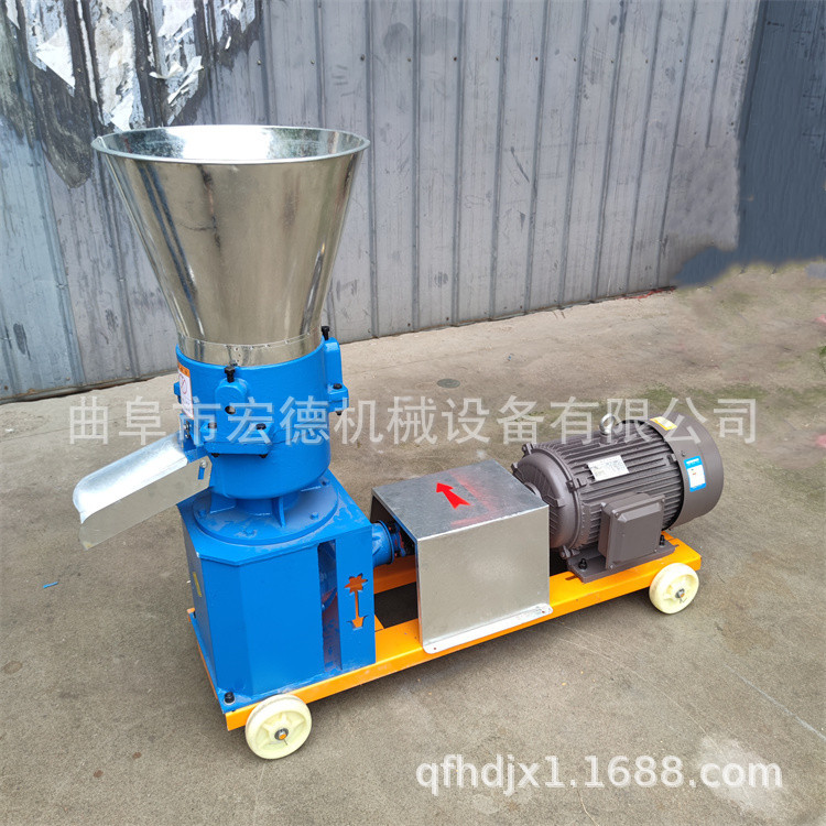饲料颗粒机厂家直销 牛羊兔鸡鸭鱼小型家用养殖设备造粒机
