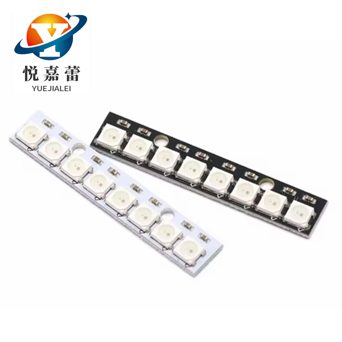 8位 WS2812 5050 RGB LED 内置全彩驱动彩灯开发板