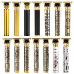 クロスボーダーのオイルヘッドの彫刻の電気はさみの剃髪の頭は白を押して辺を修理します。