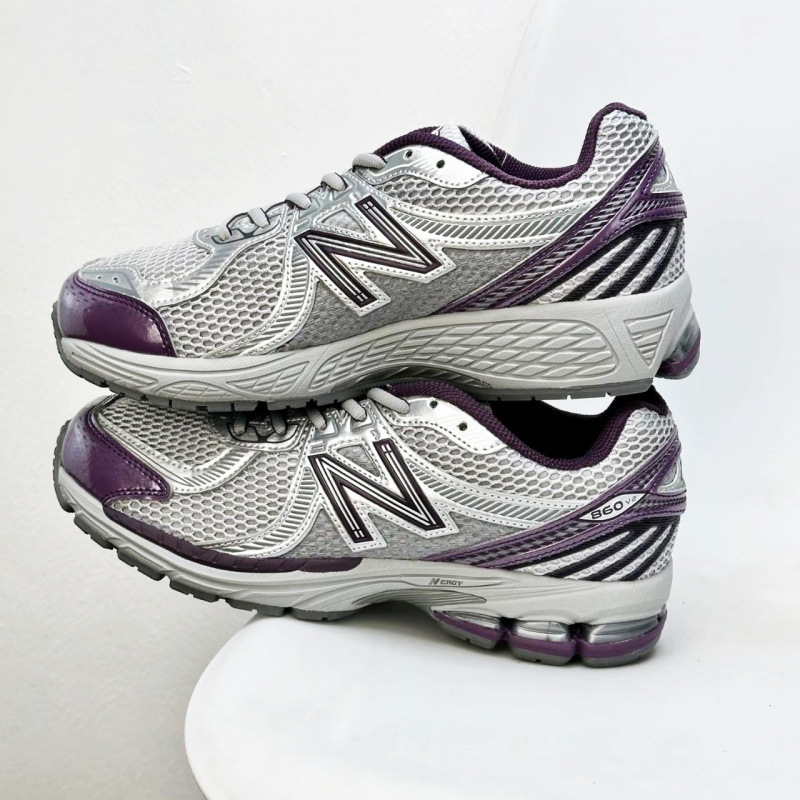 Putian Pure Original Nb860 V2 Spring/Summer Retro Millennium Style Unisex Trendy Shoes Mesh Breathable Lightweight Sports Running Shoes