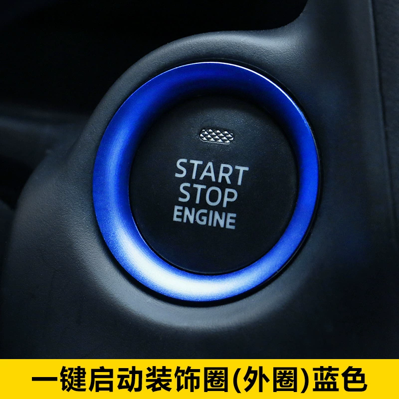 Подходит для Mazda Angkara Atez CX-3-4-5 один клик для запуска декоративная наклейка огненное кольцо декоративная крышка