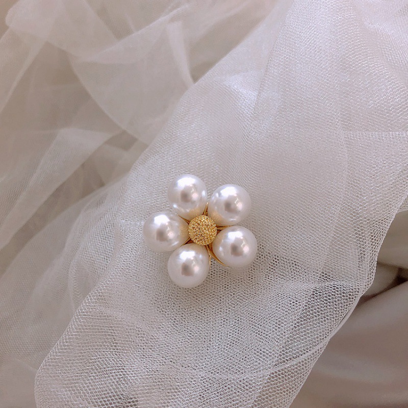 Elegante Perlen Schleifen Brosche Für Damen Goddess Stil_voghion.com