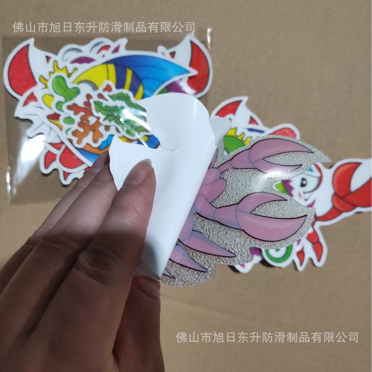 Baño de goma de dibujos animados PEVA pegatinas antideslizantes PU caucho impermeable bañera antideslizante pegatinas antideslizante cinta antideslizante arena pegatinas