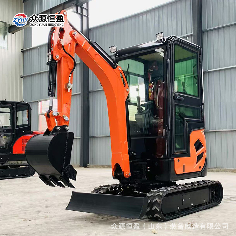 工程履带式全地形液压路面挖土机挖掘机 18型先导操作小型挖掘机