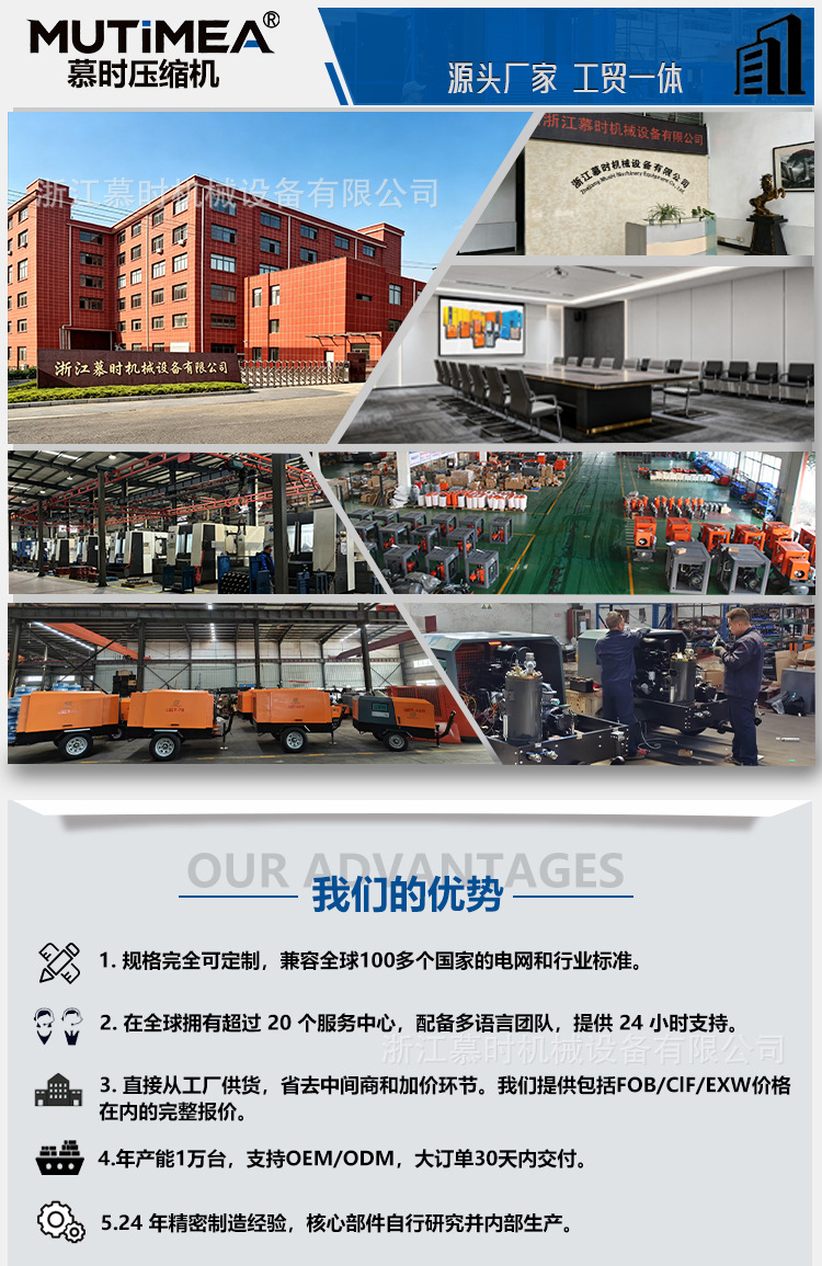 Screw-Type Air Compressor 7.5/15Kw 22Kw Permanent Magnet Variable Frequency Screw Air Compressor Energy-Saving Air Pump 380V