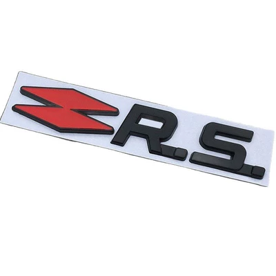 Car logo: RS English car sticker, RS