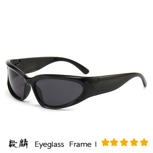 Fashion New Sports Riding Windproof Sunglasses Cool Future Technology Sense Internet Celebrous Sunglasses Cyberpunk Glasses