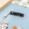 Highly transparent four-button black