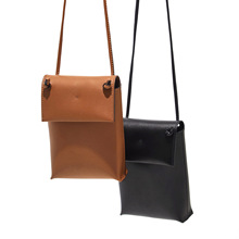 出口韩国小众设计decke手机包半手工女士斜挎包平纹牛皮迷你小包