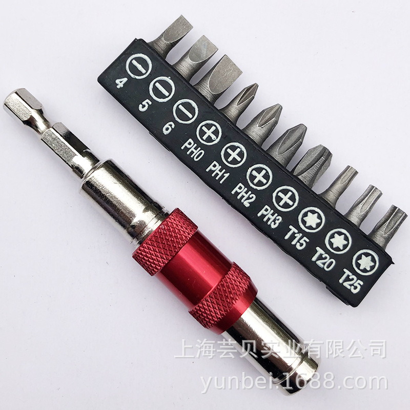 1/4 "multi-ángulo de extensión direccional varilla magnética destornillador eléctrico mango hexagonal 6,35mm cabeza del lote de liberación rápida autoblocante biela