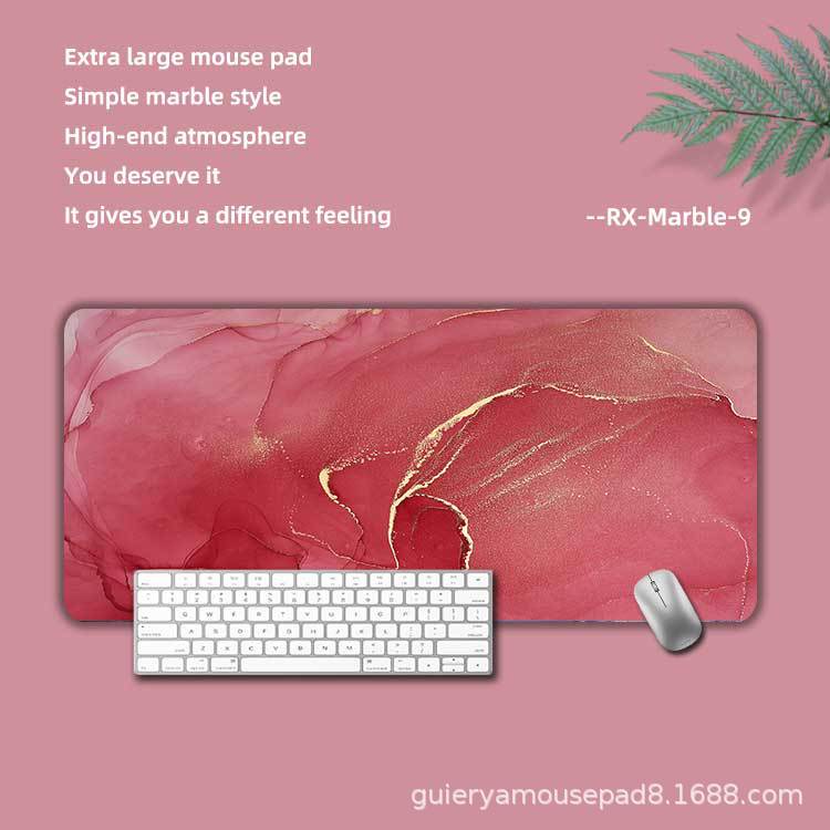 Alfombrilla de ratón con diseño de mármol estilo nórdico, antideslizante, ideal para oficina o escritorio
