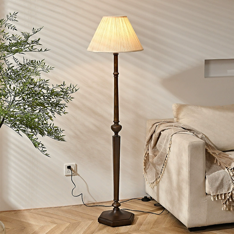Retro floor lamp, table lamp for bedroom for living room, french style, American style