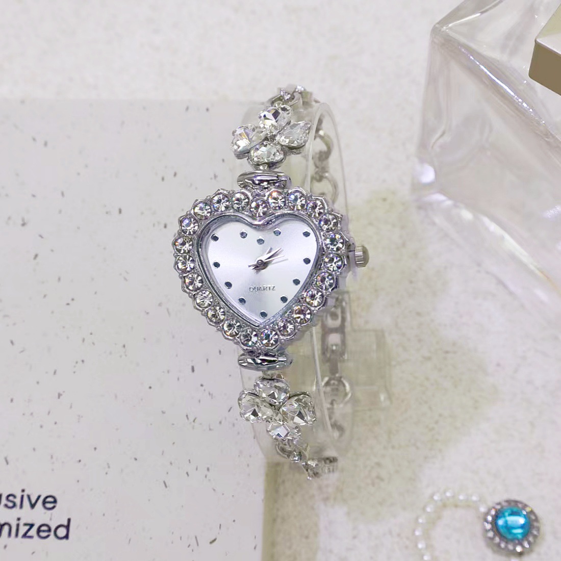 Square Bracelet Women's Watch with Diamonds Fashion Series Niche Light Luxury Internet Celebrity Watch Small and Exquisite Small Dial Women's Watch