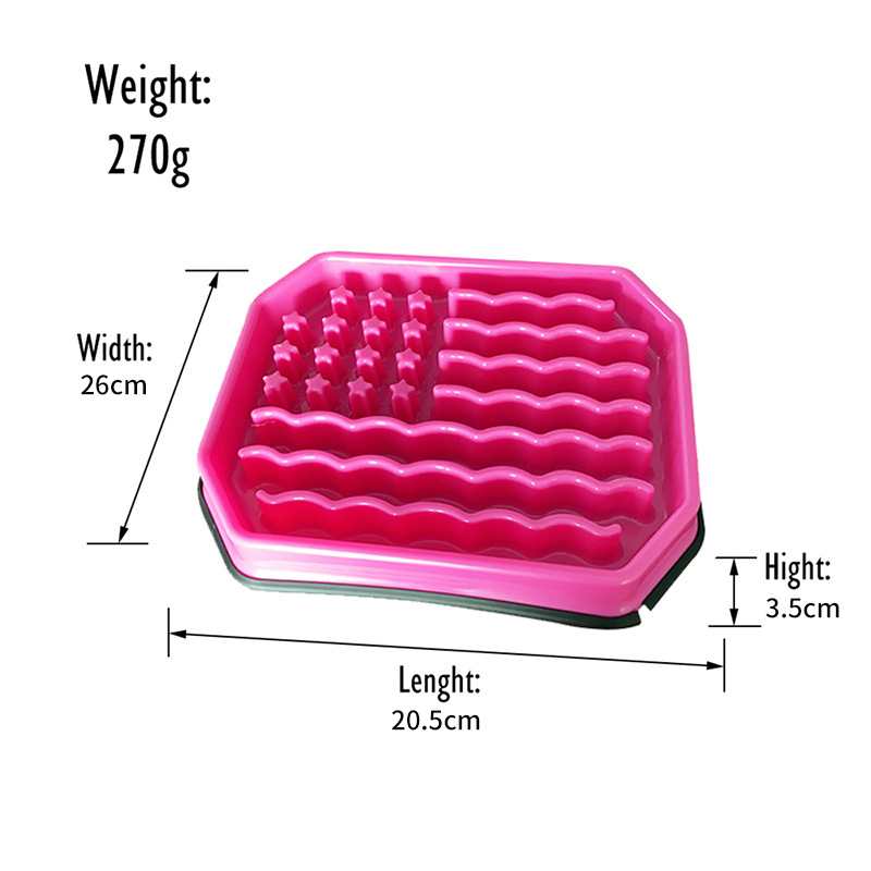 跨境新品ABS寵物防噎慢食狗碗 大中小型狗狗止食緩食碗批發(fā)