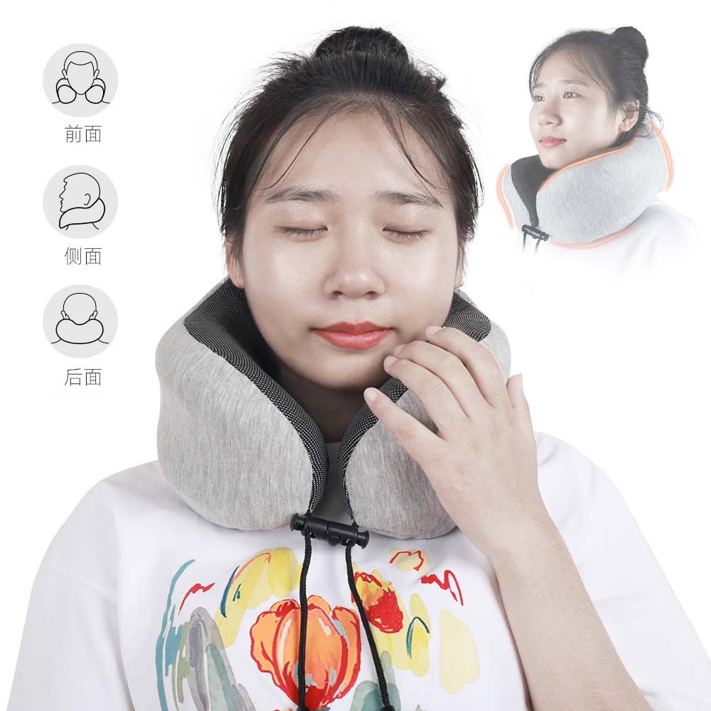 Cross-border best-selling space memory foam U-shaped pillow slow rebound neck pillow travel pillow travel U-shaped neck pillow