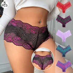 クロスボーダーの新型大きいサイズの下着の女性のレースの花は多色の快適で柔らかい欧米の秋冬の下着の女性をつなぎ合わせます。