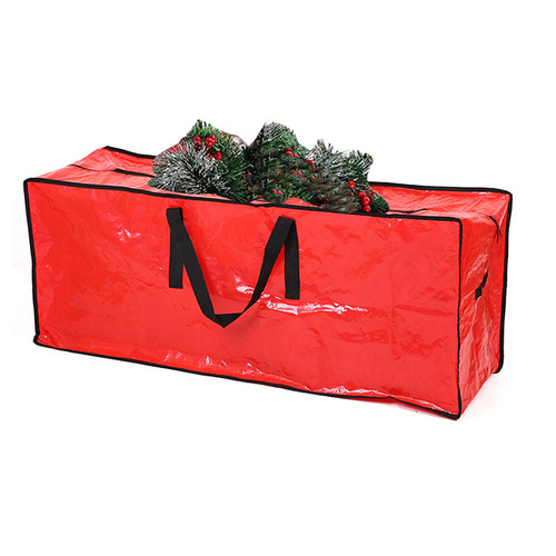 Amazon Cross-border Christmas tree storage bag PE woven large-capacity gift storage bag moving bag luggage storage bag