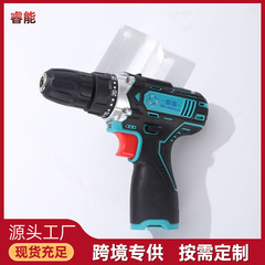クロスボーダーブラシレスリチウム電気ドリル 2 速度調整ドライバードライバー家庭用多機能ハンドヘルドインパクト電気ドリル