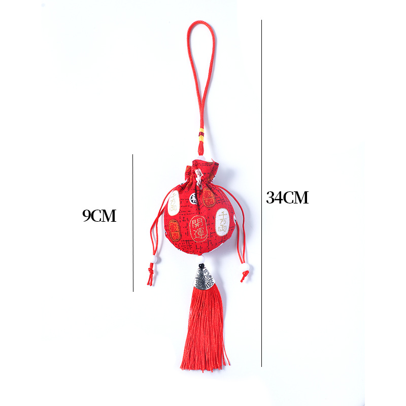 Nuevos productos de flores de Año Nuevo de siete colores de cordier, material de combinación de bolsas de bendición, accesorios de barril de bendición hechos a mano, materiales de flores DIY