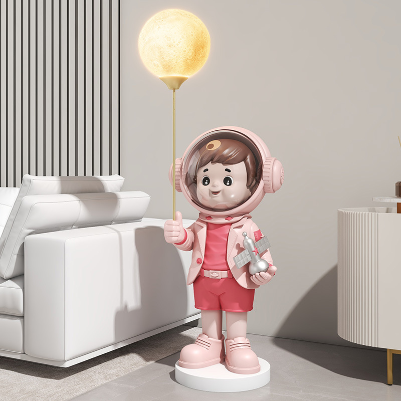 Yifang Home Space Girl Moon Lamp Sofa Side Tv Cabinet Ornament Decoration Housewarming Gift