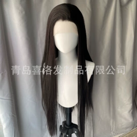 长直发假发;假发长卷发