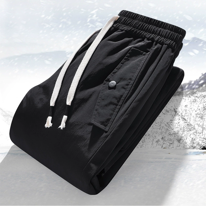 90% белая утка пуховые мужские пуховые брюки 2024 зимой утолщенные наружные брюки теплые артекарские трехперо-пуховые брюки мужские