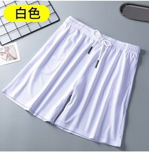 短裤男夏季宽松休闲冰丝男款批发摆地摊男士外穿大码中裤运动男裤