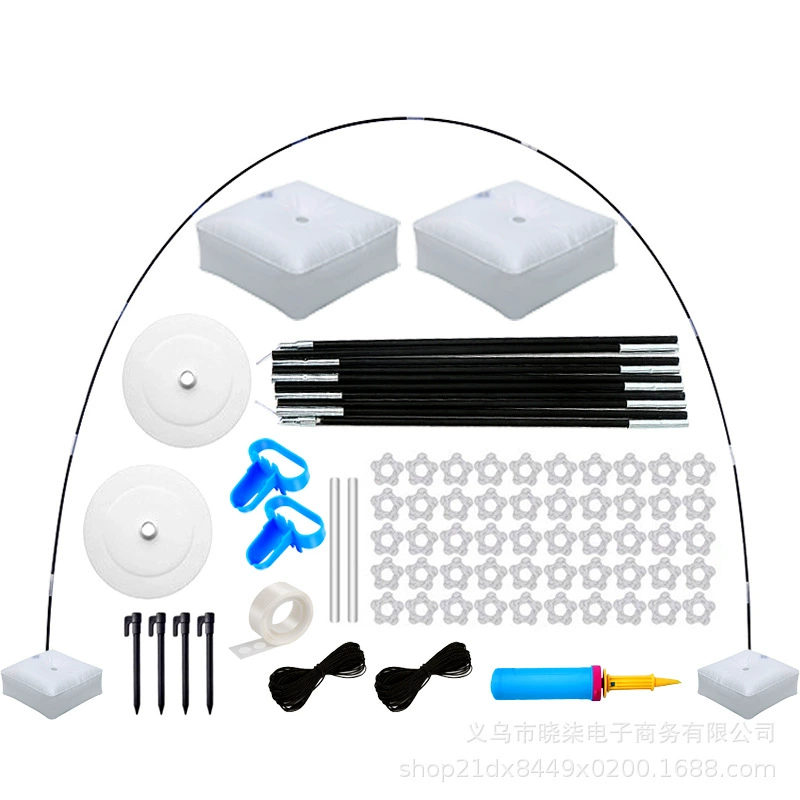 15 секций волокнистый Стержень мешок для воды основание воздушный шар арочный костюм День рождения Свадьба Рождественское украшение подставка для воздушного шара