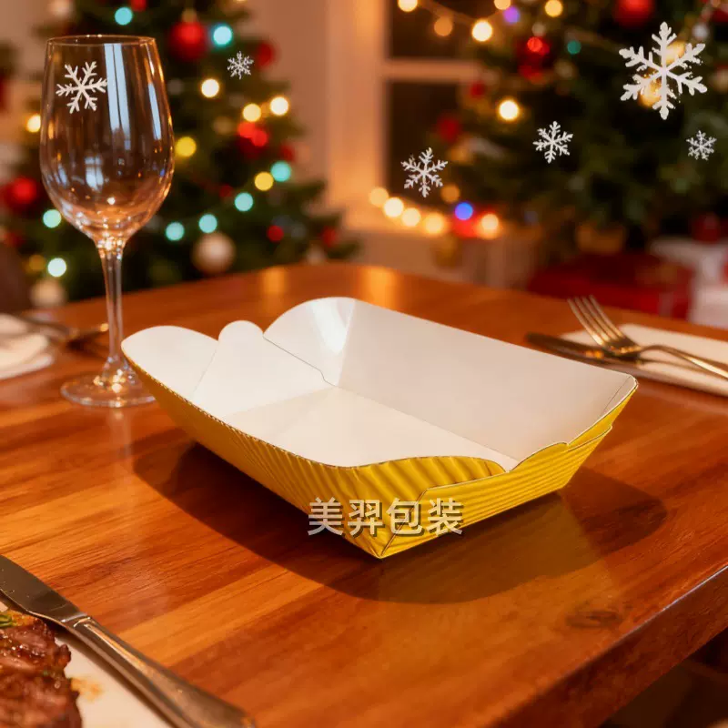 源头工厂跨境餐盒支持加工大量现货船盒一次性纸盒小吃盒