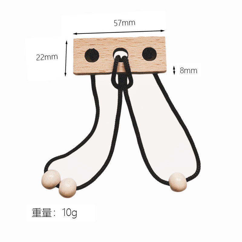 Rompecabezas Kongming de Madera de Loto, Desarrollo Cognitivo, para Niños image 95