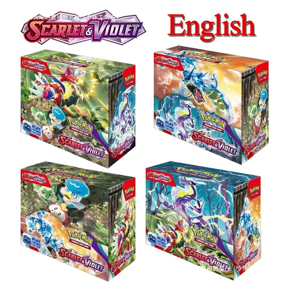 Ptcg Pokemon Mega Scarlet Violet Sv3 Sv4 Pokemon Blind Box Scarlet Violet Card Pack Ex