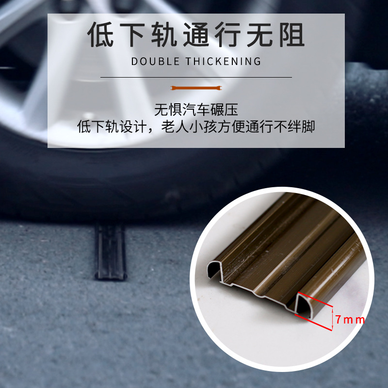 Push-and-pull mesh door, invisible and thickened, made of premium aluminum alloy—home-use, foldable, punch-free, extendable, with a retractable mosquito-proof screen curtain, customizable to your needs.